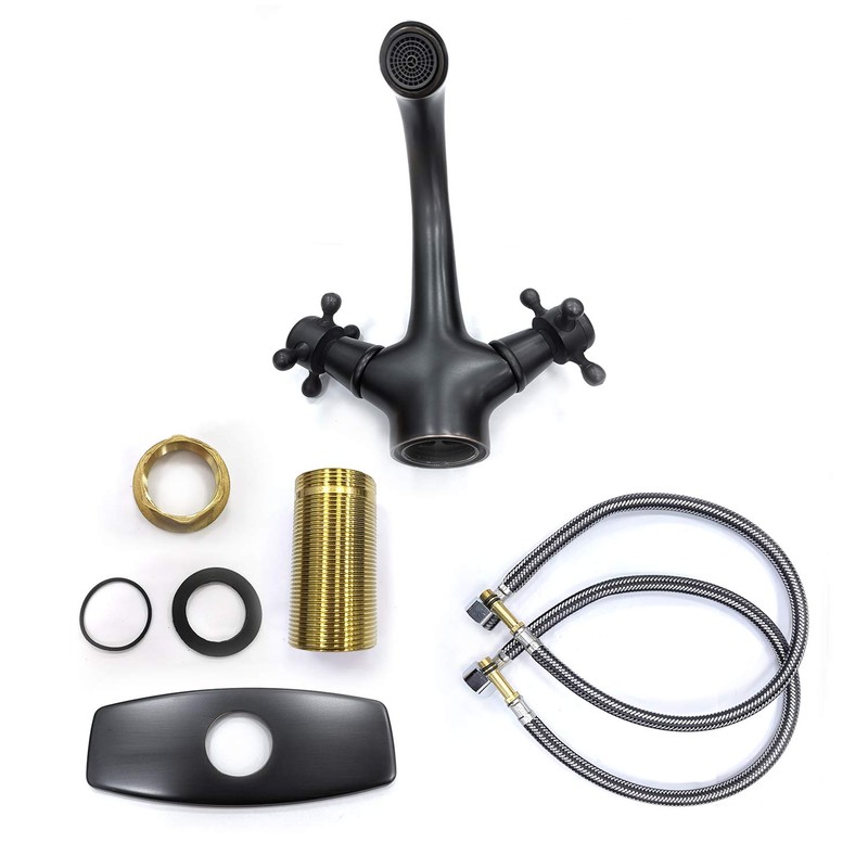 Aolemi Bathroom Sink Faucet Oil Rubbed Bronze Single Hole Double