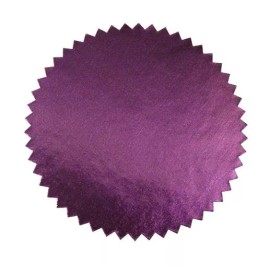 Certificate Source Shiny Purple Foil Seal Labels for Awards, Certificates, Pack of 50, 2" diameter