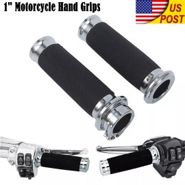 Unbranded 1" Motorcycle Handle Bar Hand Grips for Harley Dyna Sportster 883 1200 1996-2017