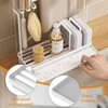 Beciway Stainless Steel Sink Caddy with High Brush Holder, Rustproof