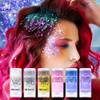 GL-Turelifes Face and Body Glitter Gel Stick, Carnival Face Glitter