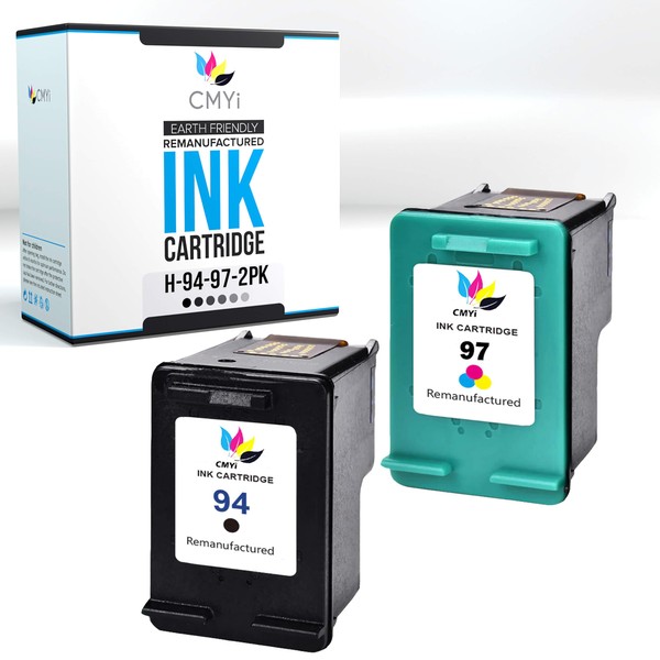 CMYi 94 97 Replacement Combo Pack Ink Cartridge for HP