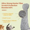 Ultra-Flexible Pet Handling Sleeves: 15.7” Kevlar Scratch-Resistant Gloves for Cat