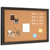 QUEENLINK Cork Board Bulletin Board - 24" x 18" -
