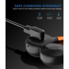 Ortizan 2 Pack Magnetic Charging Cable, I10 Open Ear Headphones
