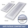 WEZVIX Anti Fatigue Kitchen Floor Cushioned Standing Mat Set, 1/2