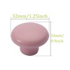 NAKUPENDA Pack of 6 Furniture Knobs, Round Ceramic Cabinet Drawer