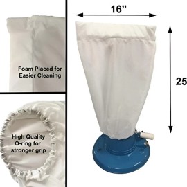 DPM Pool Fine Mesh Leaf Vacuum Bag For Leaf Master Leaf Eater Leaf Catcher (1 Pack)