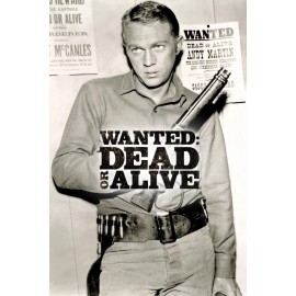 Wanted: Dead or Alive 1958 TV Series Steve McQueen Josh Randall Wild West Print