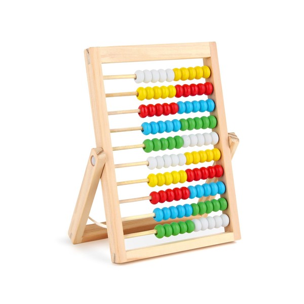 Wooden Abacus Maths Toys, Kids Learning Toy, Early Educational Toy Developmental Toy Arithmetic Calculating Counting Frames, Gift for Preschool kids