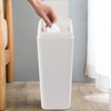 Ucake 14 L Trash Bin with Swing Lid, Plastic Slim
