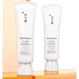 Sulwhasoo Whitening Cream 50ml (No. 1 Creamy Glow) and Milky Tone-Up Sunscreen (No. 2 Milky Tone-Up Sunscreen) / 설화수 상백크림 단품 50ml 1호 크리미 글로우 2호 밀키 톤업 썬크림 선크림 자외선 차단 브라이트닝 쿨링