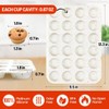 CAKETIME Silicone Mini Muffin Pan, 24 Cups Nonstick Mini Cupcake