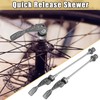 X AUTOHAUX 2pcs Bicycle Mountain Bike Wheel Front Rear Quick