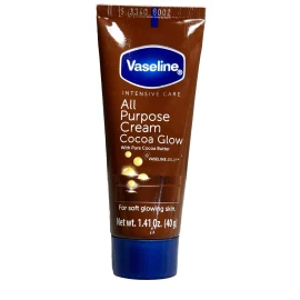 Vaseline Intensive Care All Purpose Cream Cocoa Glow 1.41oz 40g -For Soft Glow