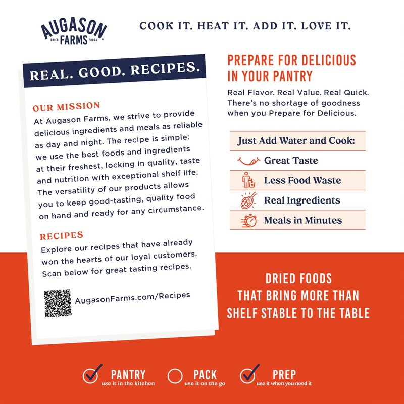 Augason Farms Cheesy Broccoli Soup Mix Can, Emergency Food Supply,