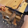 Straight Draw Double Anti Slip Wooden Handle Incisive Tungsten Steel