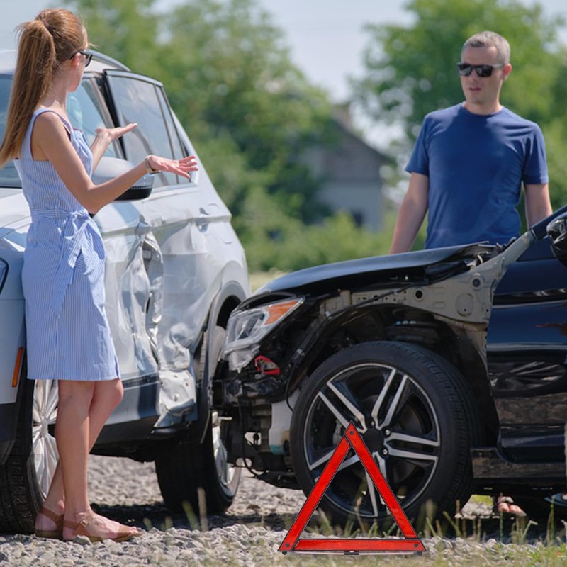 FORYNXHWIN Car Warning Triangle, Reflective Warning Triangle, Foldable Car Warning