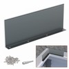 BJADE'S Gutter Valley Splash Guard,4 Pcs Aluminum Roof Valley Splash