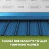 12in Outside Classic Rib Profile Foam Closure Strips for Metal