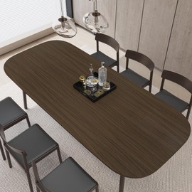 CONPAPER Wood Wallpaper Peel and Stick Brown Extra Wide Thickened Wood Wallpaper Textured Wood Grain Contact Paper for Countertops Table Desk Paneling Laminate 48" X 197"