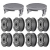 Forever Speed 10 Pieces Strimmer Wire Replacement Spool and Line