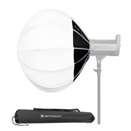 K&F Concept 26"/65cm Softbox Lantern Soft Light Modifier, Quick Release Light Diffuser Softbox, Compatible with Bowens Mount, with Carrying Bag, for Photography Studio Speedlite Flash and Monolight