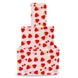 Strawberry Wrapping Paper, 6 Sheets Sweet Red Strawberries Gift Wrapping Paper for Girl Women Birthday Wedding Baby Shower Anniversary