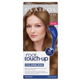 Clairol Root Touch-Up Permanent Hair Dye, 6.5A Lightest Cool Brown Hair Color, 1 Count