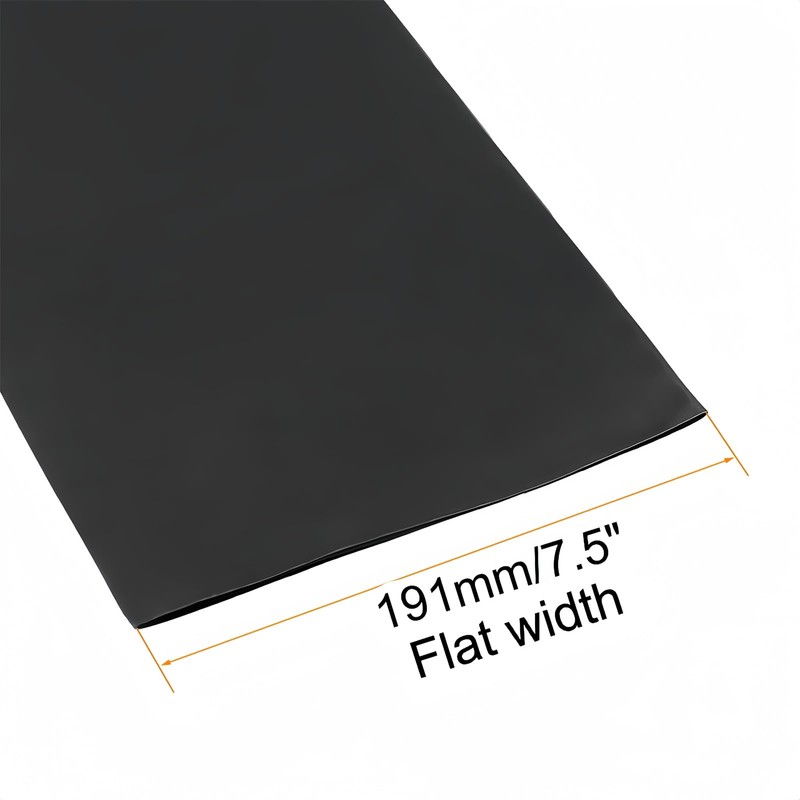BOXONLY 120mm Dia 191mm Flat Width EVA Heat Shrink Tubing