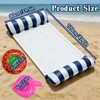 2 Pack Pool Inflatables for Adults, 4-in-1 Inflatable Pool Floats