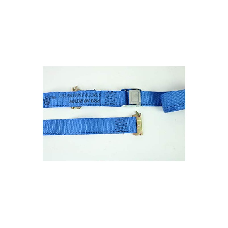 2" x 20' Blue Interior Van Strap Cam Buckle Assembly