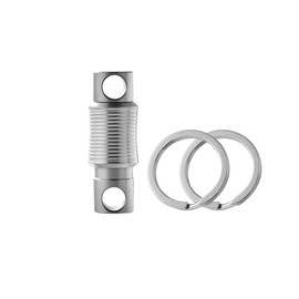 Titanium Rotating Keychain Ring Buckle Key Chain Holder Titanium Alloy Keychain Car Belt EDC Tool for Men and Women