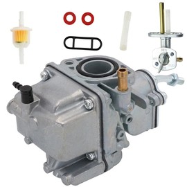 YJGZSVK Carburetor For Yamaha Grizzly 80 YFM80G Raptor 80 YFM80R Moto 4 YFM80 Champ 100 YFM100 Raptor 50 YFM50R Fuel Gas Petcock Valve Switch Pump