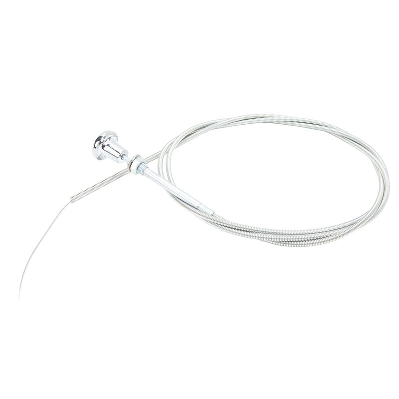 Choke Cable Stainless Steel and Chrome 6 Foot Universal Choke