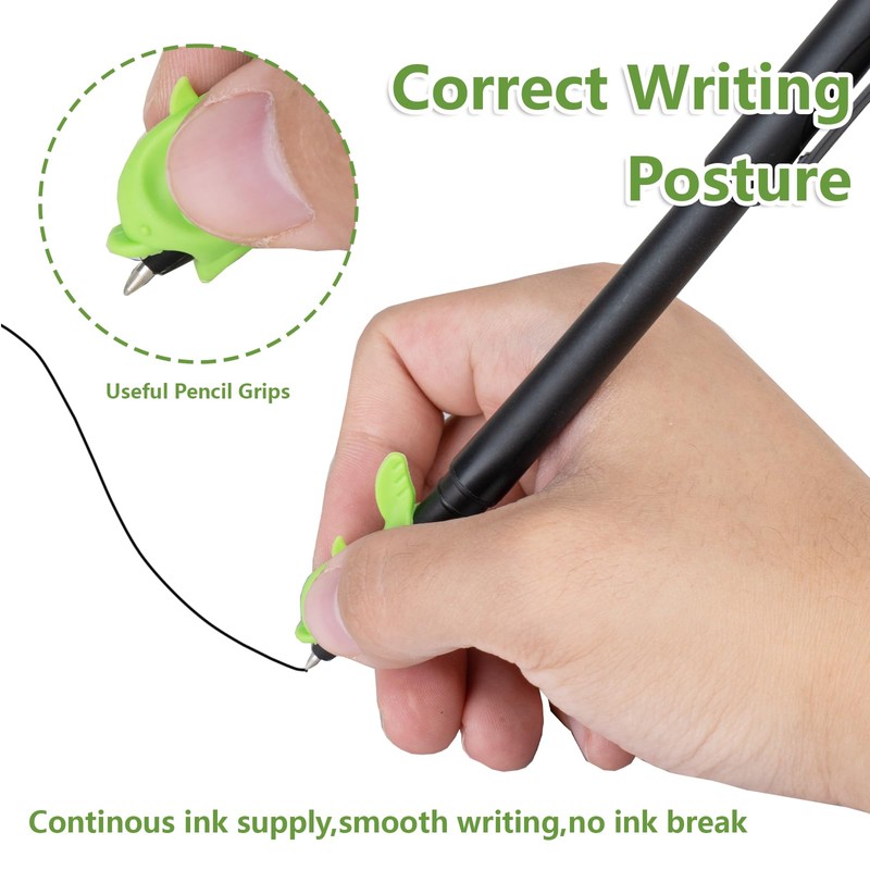 20 pc Magic Pens for Kids Grooved Handwriting Book, Disappearing