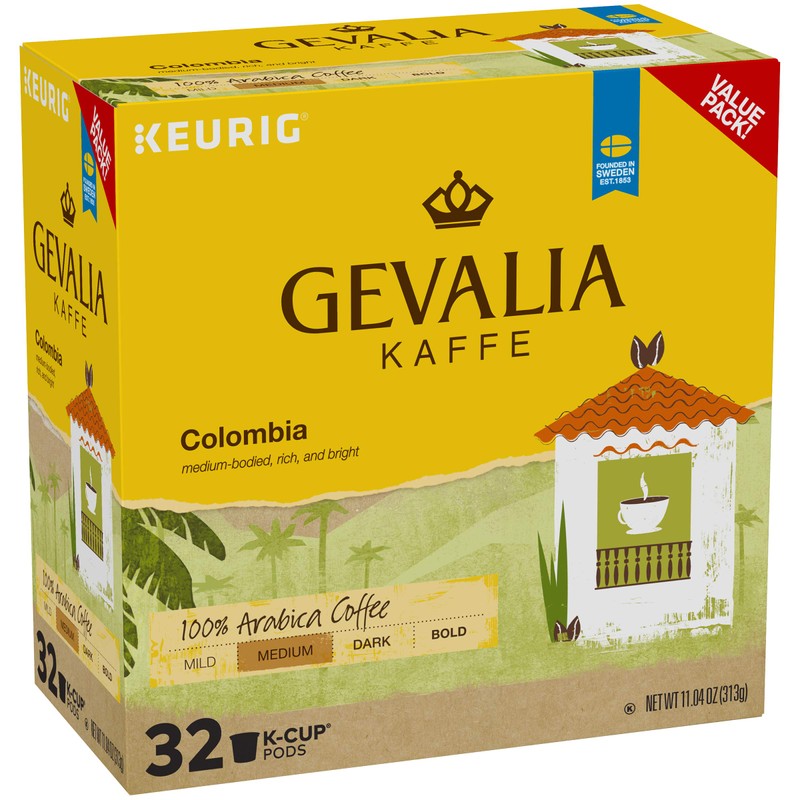 Gevalia Colombia Medium Roast K-Cup® Coffee Pods (32 ct Box)