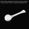 MECCANIXITY Micro Spoons 3 Gram Measuring Scoop Plastic Round Bottom