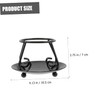 GLEAVI Iron Cauldron Rack Stand Stable Slip Trivet for Cooking