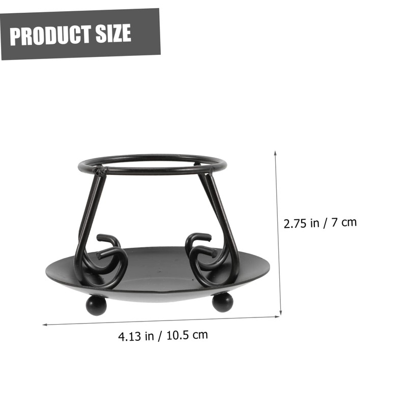 GLEAVI Iron Cauldron Rack Stand Stable Slip Trivet for Cooking