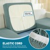 YSTELLAA Stretch Seat Cushion Cover, Sofa Seat Cushion Cover, Non-Slip,