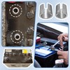 2 Pairs Universal Battery Post Terminal Shims, Car Battery Negative/Positive