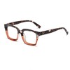 YUELUQU Rectangular Large Frame Glasses Women's Fake Glasses Glasses Frames
