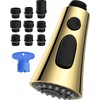 Hibbent 3-Function Pull Down Kitchen Faucet Head Replacement with 12