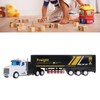 Container Truck Toy High Simulation Extended Carriage Container Trailer Model