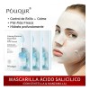 Kit 10 Mascarillas Coreanas Faciales Centella Ácido Salicílico Anti Acné