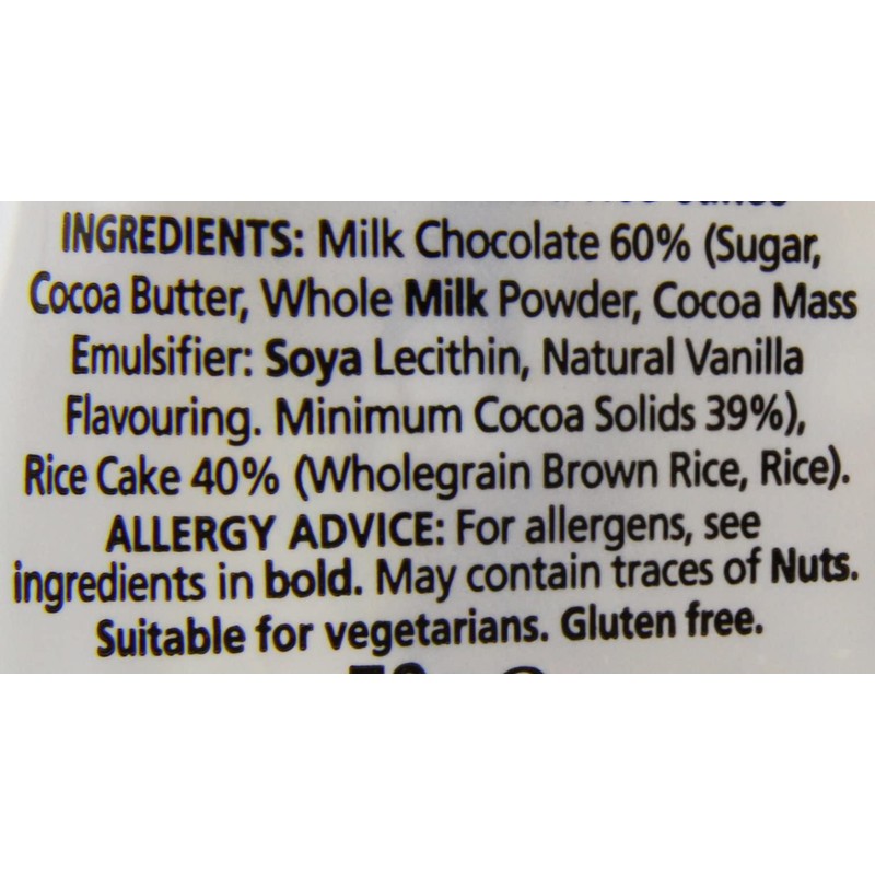 itsu Milchschokolade Reiskuchen, 100 g