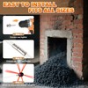 Bluesea 23 Feet Chimney Sweep Kit, Ergonomic Chimney Cleaning Kit,