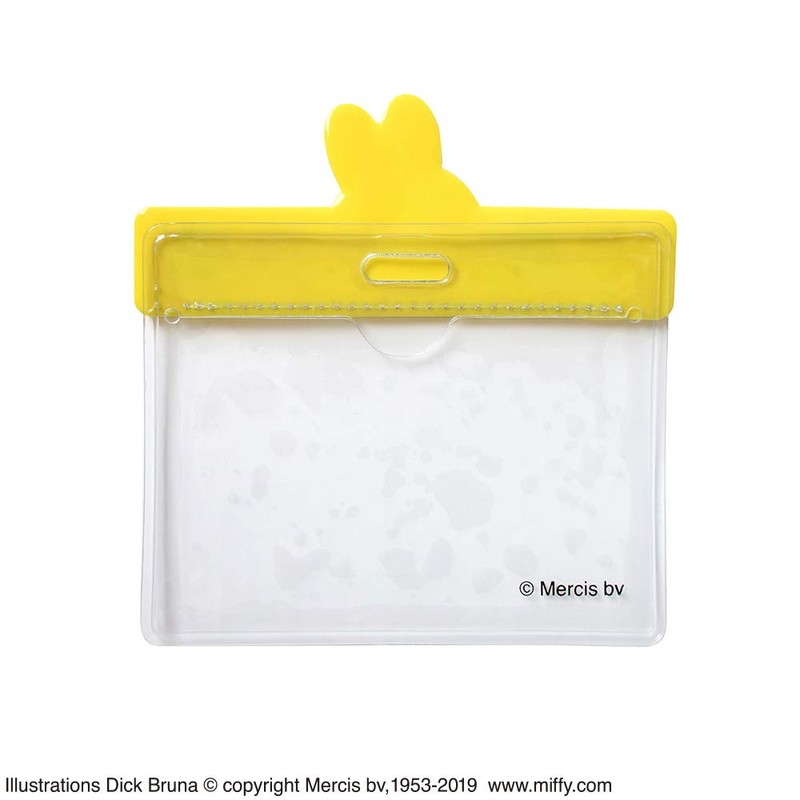 St. Lady's ST-ZMF0030 Miffy Name Holder, Striped, Yellow