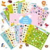 FANCY LAND Animal Stickers for Kids Assortment Set 800 Count